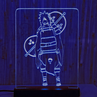 Акриловий світильник-нічник Учіха Мадара (Uchiha Madara) синій tty-n000077 - Інтернет-магазин спільних покупок ToGether