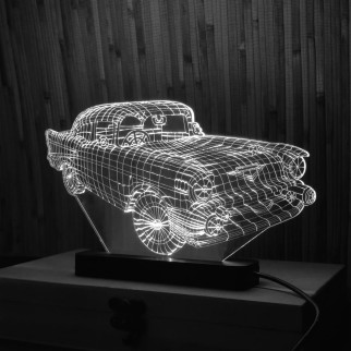 Акриловий світильник-нічник Машина білий tty-n000111 - Інтернет-магазин спільних покупок ToGether