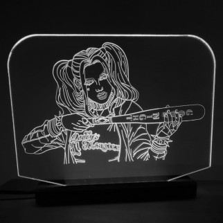 Акриловий світильник-нічник Харлі Квін (Harley Quinn) білий tty-n000115 - Інтернет-магазин спільних покупок ToGether