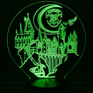 Акриловий світильник-нічник Хогвартс зелений tty-n000171 - Інтернет-магазин спільних покупок ToGether