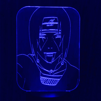 Акриловий світильник-нічник Учіха Ітачі синій tty-n000252 - Інтернет-магазин спільних покупок ToGether