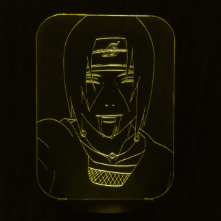 Акриловий світильник-нічник Учіха Ітачі жовтий tty-n000255 - Інтернет-магазин спільних покупок ToGether