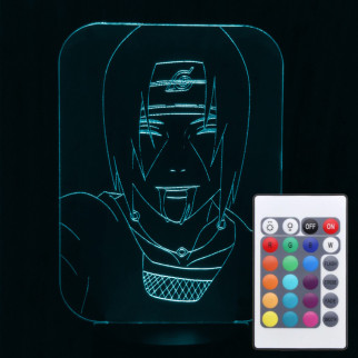 Акриловий світильник-нічник з пультом 16 кольорів Учіха Ітач tty-n000257 - Інтернет-магазин спільних покупок ToGether