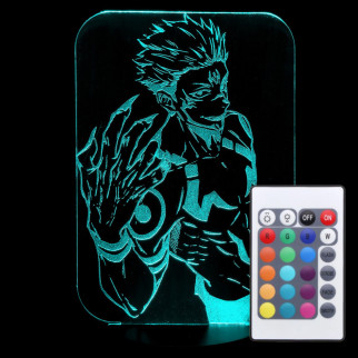 Акриловий світильник-нічник з пультом 16 кольорів Юдзі Ітадорі tty-n000263 - Інтернет-магазин спільних покупок ToGether