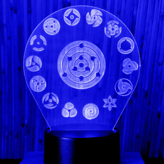 Акриловий світильник-нічник Наруто 7 синій tty-n000271 - Інтернет-магазин спільних покупок ToGether