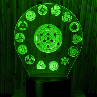 Акриловий світильник-нічник Наруто 7 зелений tty-n000272 - Інтернет-магазин спільних покупок ToGether