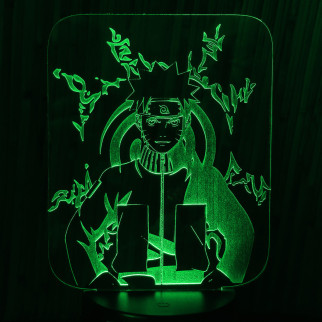 Акриловий світильник-нічник Наруто 6 зелений tty-n000278 - Інтернет-магазин спільних покупок ToGether