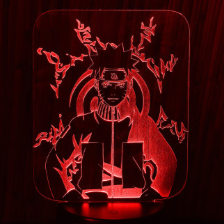 Акриловий світильник-нічник Наруто 6 червоний tty-n000279 - Інтернет-магазин спільних покупок ToGether