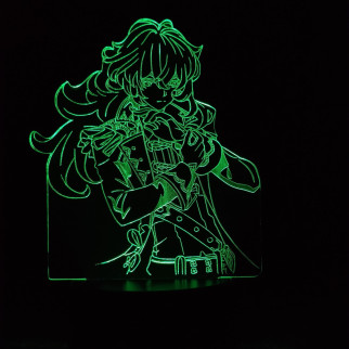 Акриловий світильник-нічник Дилюк (DILUC) зелений tty-n000363 - Інтернет-магазин спільних покупок ToGether