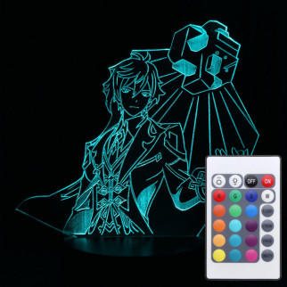 Акриловий світильник-нічник з пультом 16 кольорів Чжун Лі (Zhongli) tty-n000373 - Інтернет-магазин спільних покупок ToGether