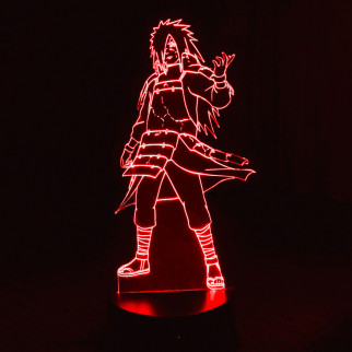 Акриловий світильник-нічник Учіха Мадара (Uchiha Madara) 2 червоний tty-n000394 - Інтернет-магазин спільних покупок ToGether