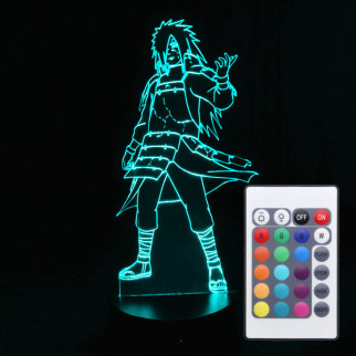 Акриловий світильник-нічник з пультом 16 кольорів Учіха Мадара (Uchiha Madara) 2 tty-n000397 - Інтернет-магазин спільних покупок ToGether
