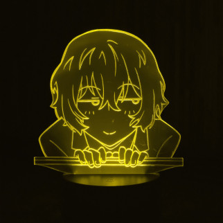 Акриловий світильник-нічник Осаму Дазай жовтий tty-n000439 - Інтернет-магазин спільних покупок ToGether