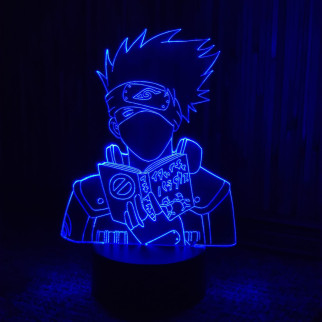 Акриловий світильник-нічник Какаши Хатаке 2 синій tty-n000450 - Інтернет-магазин спільних покупок ToGether