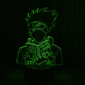 Акриловий світильник-нічник Какаши Хатаке 2 зелений tty-n000451 - Інтернет-магазин спільних покупок ToGether