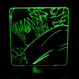 Акриловий світильник-нічник Саске Учіха зелений tty-n000486 - Інтернет-магазин спільних покупок ToGether