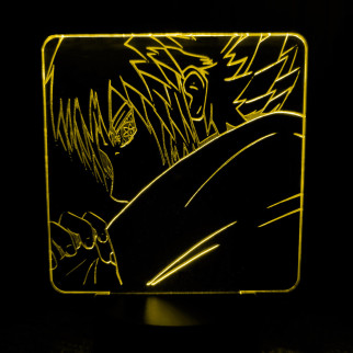 Акриловий світильник-нічник Саске Учіха жовтий tty-n000488 - Інтернет-магазин спільних покупок ToGether