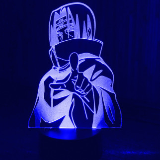 Акриловий світильник-нічник Учіха Ітачі 3 синій tty-n000529 - Інтернет-магазин спільних покупок ToGether