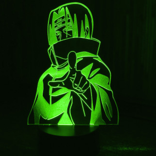 Акриловий світильник-нічник Учіха Ітачі 3 зелений tty-n000530 - Інтернет-магазин спільних покупок ToGether