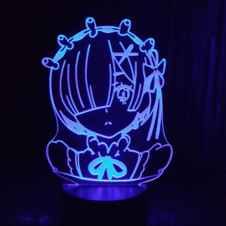 Акриловий світильник-нічник Рем (Rem) синій tty-n000536 - Інтернет-магазин спільних покупок ToGether
