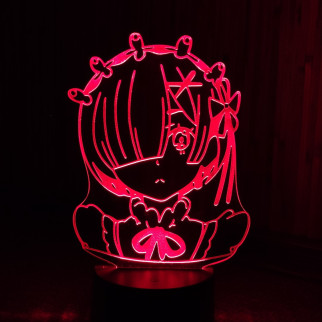 Акриловий світильник-нічник Рем (Rem) червоний tty-n000538 - Інтернет-магазин спільних покупок ToGether