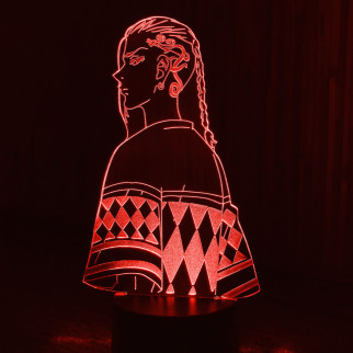 Акриловий світильник-нічник Кен Рюгудзи (Ken Ryuguji) червоний tty-n000552 - Інтернет-магазин спільних покупок ToGether
