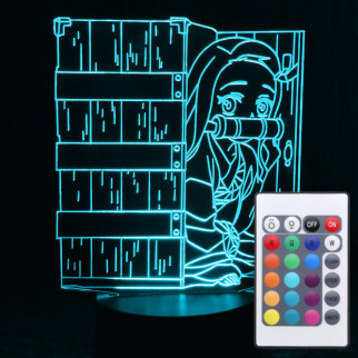 Акриловий світильник-нічник з пультом 16 кольорів Незуко Камадо (Nezuko Kamado) tty-n000576 - Інтернет-магазин спільних покупок ToGether