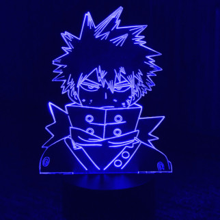 Акриловий світильник-нічник Кацукі Бакуго (Katsuki Bakugou) синій tty-n000585 - Інтернет-магазин спільних покупок ToGether