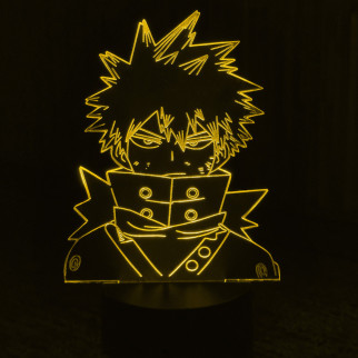 Акриловий світильник-нічник Кацукі Бакуго (Katsuki Bakugou) жовтий tty-n000588 - Інтернет-магазин спільних покупок ToGether
