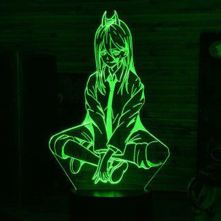 Акриловий світильник-нічник Пауер (Power) зелений tty-n000639 - Інтернет-магазин спільних покупок ToGether