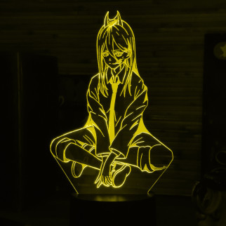 Акриловий світильник-нічник Пауер (Power) жовтий tty-n000641 - Інтернет-магазин спільних покупок ToGether