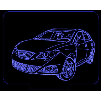 Акриловий світильник-нічник Сеат SEAT синій tty-n000645 - Інтернет-магазин спільних покупок ToGether