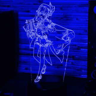 Акриловий світильник-нічник Венти (Venti) синій tty-n000675 - Інтернет-магазин спільних покупок ToGether