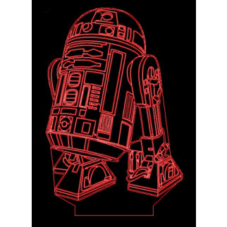 Акриловий світильник-нічник Зоряні війни R2-D2 червоний tty-n000715 - Інтернет-магазин спільних покупок ToGether