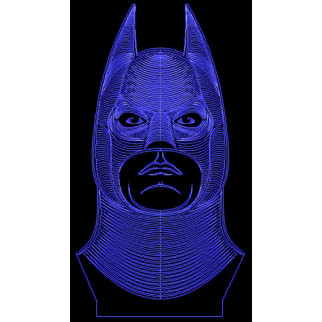 Акриловий світильник-нічник Бетмен синій tty-n000731 - Інтернет-магазин спільних покупок ToGether