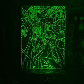 Акриловий світильник-нічник Великий з Бродячих Псів зелений tty-n000808 - Інтернет-магазин спільних покупок ToGether