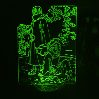 Акриловий світильник-нічник Наруто Ітачі Дейра зелений tty-n000815 - Інтернет-магазин спільних покупок ToGether
