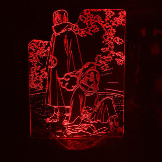 Акриловий світильник-нічник Наруто Ітачі Дейра червоний tty-n000816 - Інтернет-магазин спільних покупок ToGether