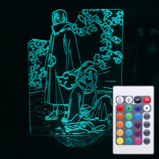 Акриловий світильник-нічник з пультом 16 кольорів Наруто Ітачі Дейра tty-n000819 - Інтернет-магазин спільних покупок ToGether