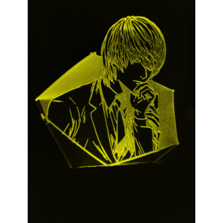 Акриловий світильник-нічник Зошит Смерті Лайт жовтий tty-n000838 - Інтернет-магазин спільних покупок ToGether