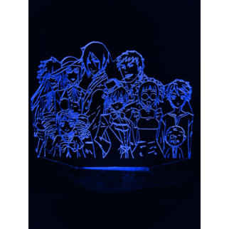 Акриловий світильник-нічник Темний Дворецький синій tty-n000849 - Інтернет-магазин спільних покупок ToGether