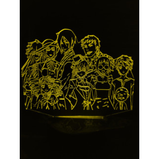Акриловий світильник-нічник Темний Дворецький жовтий tty-n000852 - Інтернет-магазин спільних покупок ToGether