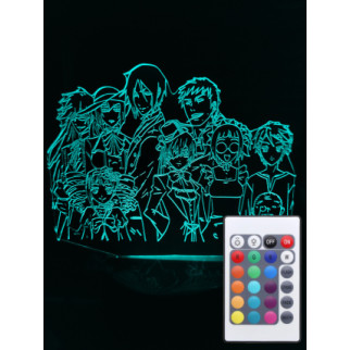 Акриловий світильник-нічник з пультом 16 кольорів Темний Дворецький tty-n000854 - Інтернет-магазин спільних покупок ToGether