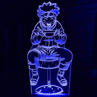 Акриловий світильник-нічник Наруто рамен синій tty-n000856 - Інтернет-магазин спільних покупок ToGether