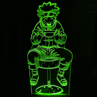 Акриловий світильник-нічник Наруто рамен зелений tty-n000857 - Інтернет-магазин спільних покупок ToGether