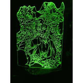 Акриловий світильник-нічник Чуя Накахара зелений tty-n000871 - Інтернет-магазин спільних покупок ToGether