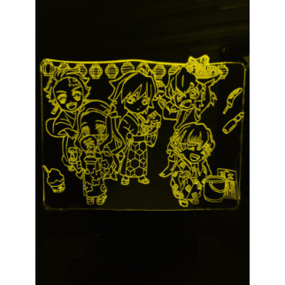 Акриловий світильник-нічник Клінок розсікаючий демонів жовтий tty-n000887 - Інтернет-магазин спільних покупок ToGether