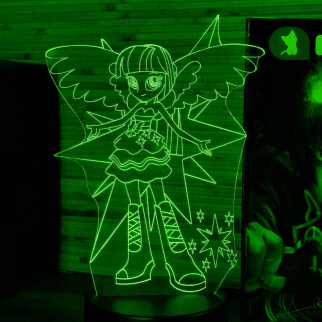 Акриловий світильник-нічник Дівчата Еквестрії зелений tty-n000962 - Інтернет-магазин спільних покупок ToGether