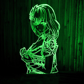 Акриловий світильник-нічник Сегун Райден Баал зелений tty-n001004 - Інтернет-магазин спільних покупок ToGether