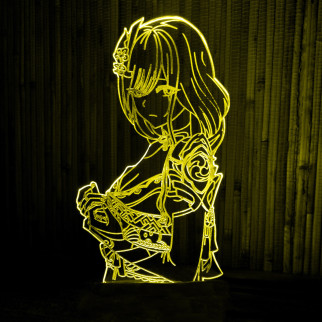 Акриловий світильник-нічник Сегун Райден Баал жовтий tty-n001006 - Інтернет-магазин спільних покупок ToGether